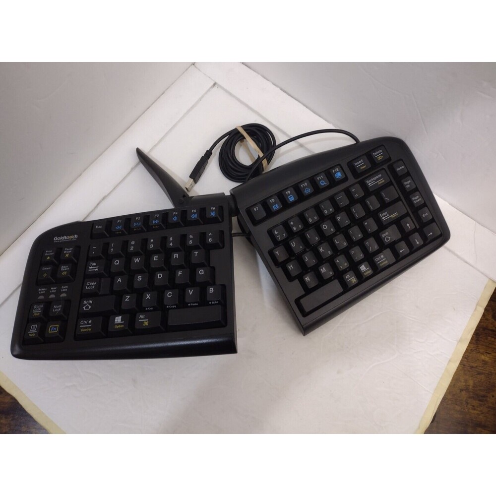 Goldtouch SK-2730 Black Ergonomic Adjustable Split Keyboard Mac PC